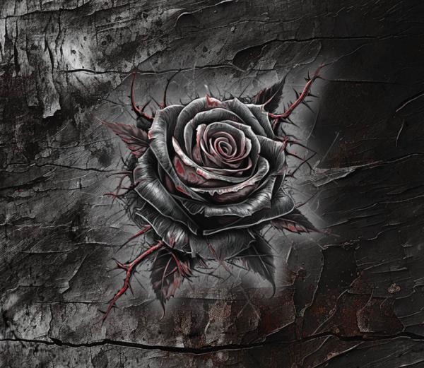 Rose Tattoo - großes Panel - French Terry VORBESTELLUNG